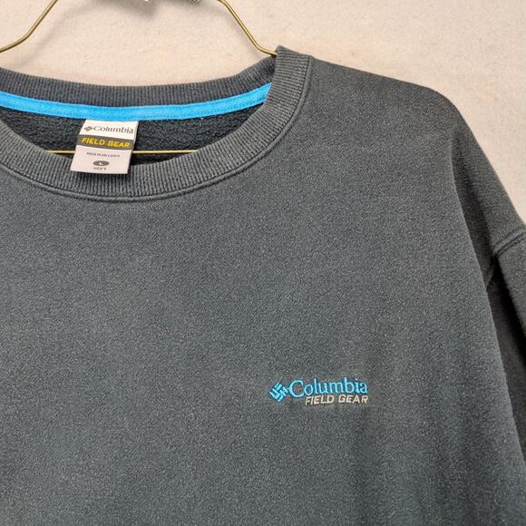 Columbia Field Gear Pullover Crew Sweatshirt Men's L Gray Sportswear Gorpcore - Picture 8 of 10